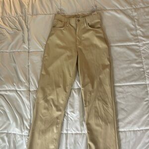 Abercrombie Curve Love The 90s Straight Ultra High Rise leather pants